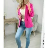 My Look Féminin blazer fuchsia manches 3/4 Best