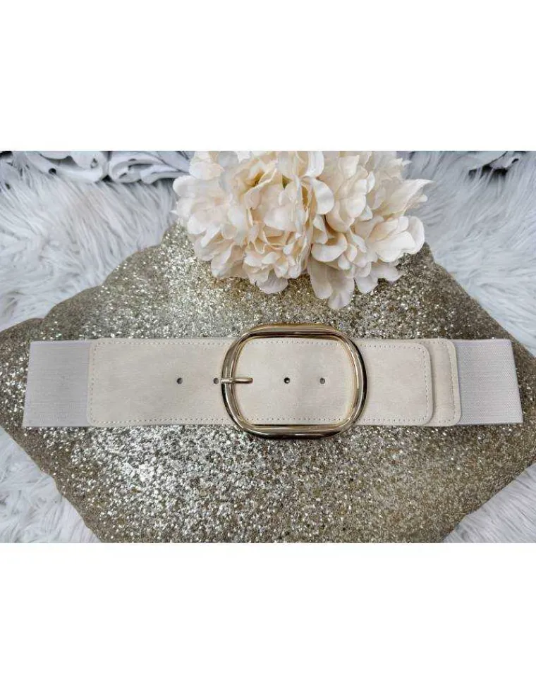 ceinture_beige_clair_bouc_0.webp My Look Féminin Ceinture beige clair boucle dorée Fashion