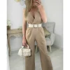 My Look Féminin combi pantalon camel New