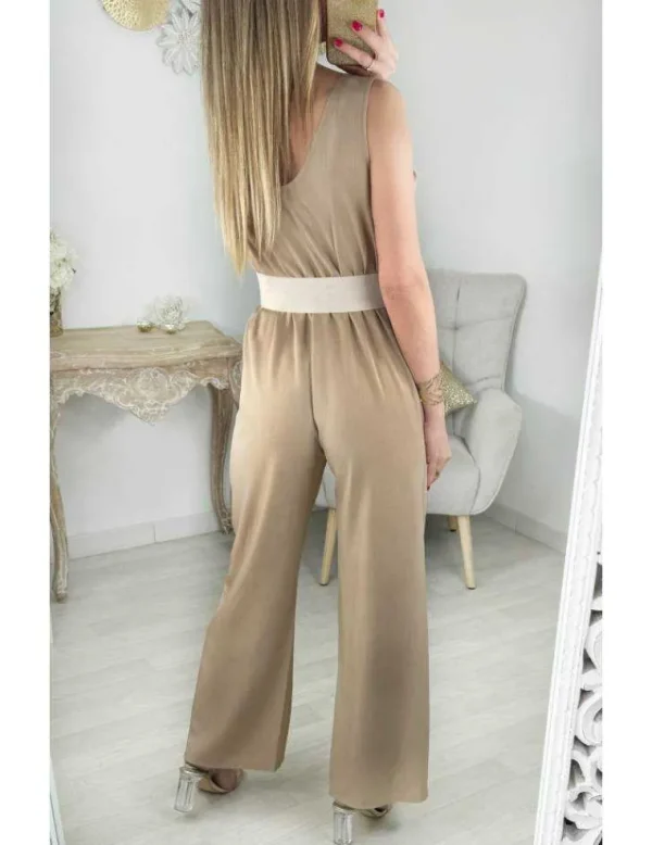 My Look Féminin combi pantalon camel New