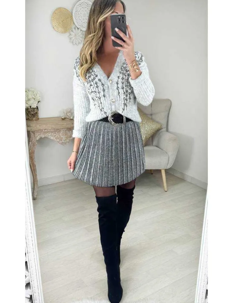 gilet_en_lainage_gris_et__4.webp My Look Féminin Gilet en lainage gris et sequins Best
