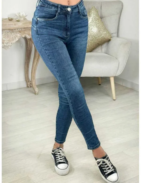 My Look Féminin Jeans bleu push-up II New
