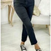 My Look Féminin jeans noir délavé cropped New