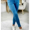 My Look Féminin jeans slim push-up bleu médium Hot
