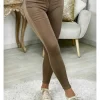 My Look Féminin jeans taupe slim push-up Sale