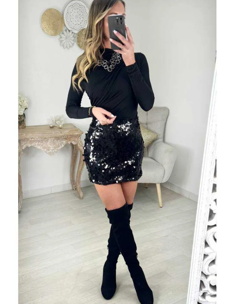 jupe_noire_full_sequins_0.webp My Look Féminin Jupe noire full sequins Fashion