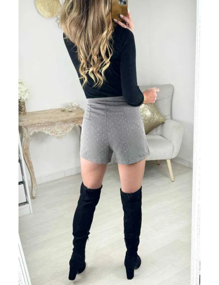 jupeshort_gris_chin_et_st_1.webp My Look Féminin Jupe/short gris chiné et strass New