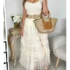 My Look Féminin jupon beige tulle et froufrou Sale