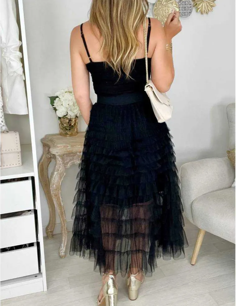 jupon_noir_en_tulle_et_fr_2.webp My Look Féminin jupon noir en tulle et froufrous Outlet
