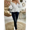My Look Féminin Ma jolie blouse blanche "cache coeur" Clearance
