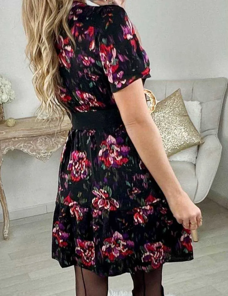 ma_jolie_robe_col_v_quotb_3.webp My Look Féminin Ma jolie robe col V "blurry flowers" Fashion