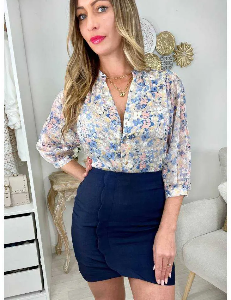 ma_petite_jupe_dark_blue__3.webp My Look Féminin Ma petite jupe dark blue "festonnée" Fashion