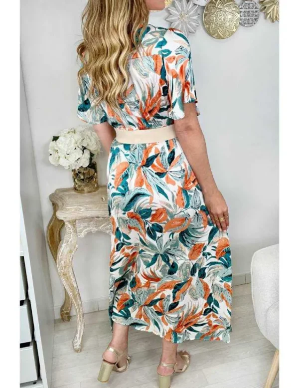 My Look Féminin Ma robe longue et fendue " so leafs" Hot