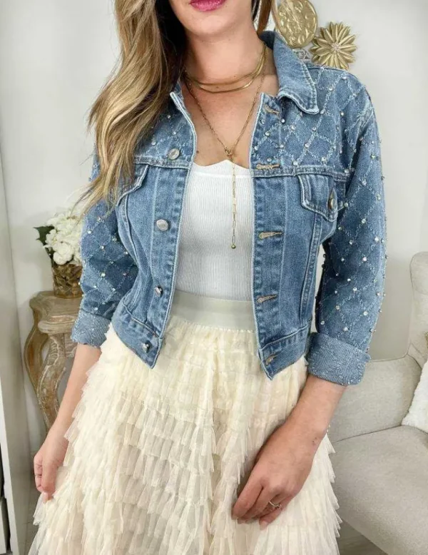 My Look Féminin Ma veste en jeans "so diam's" New