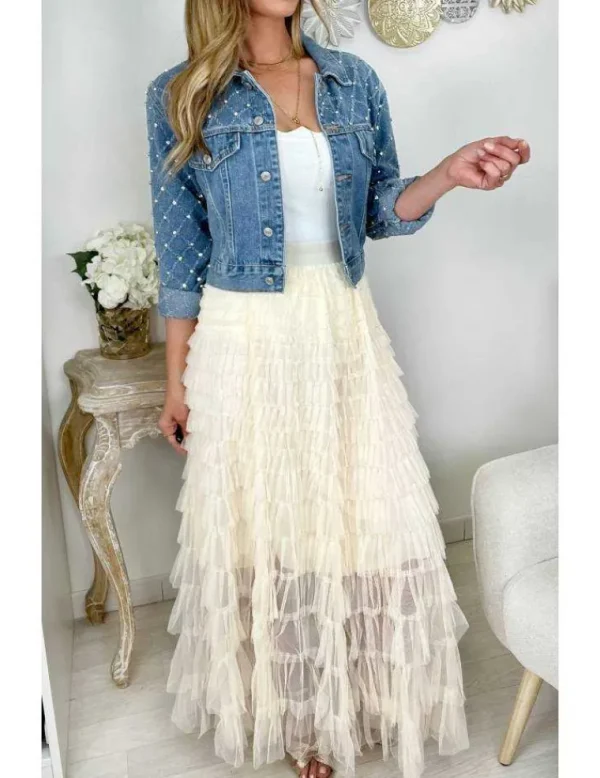 My Look Féminin Ma veste en jeans "so diam's" New