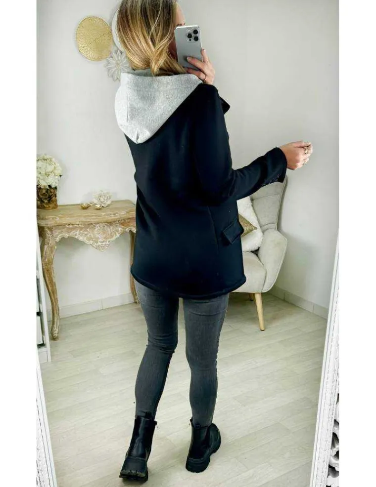 manteau_blazer_noir_et_ca_3.webp My Look Féminin Manteau blazer noir et capuche New