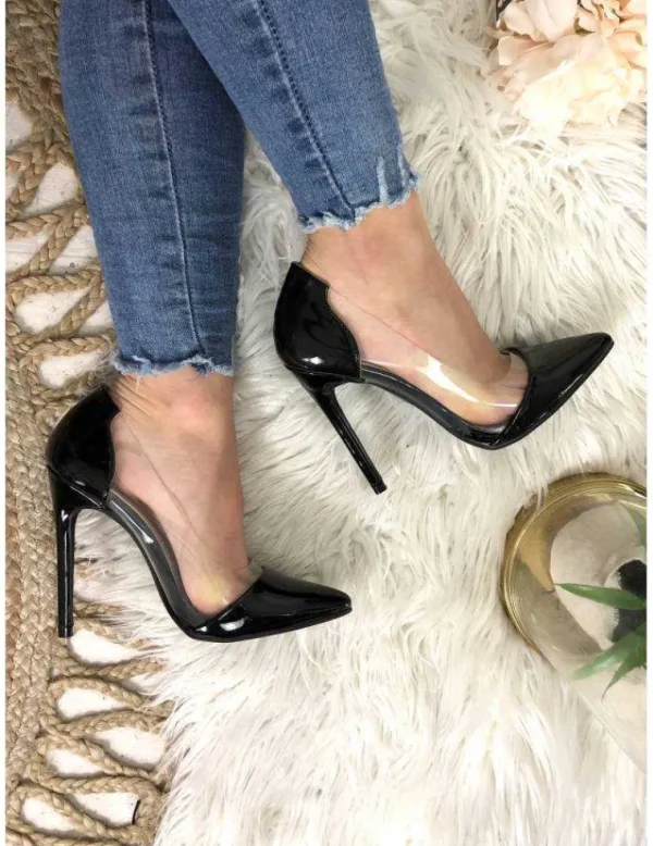 My Look Féminin Mes escarpins "transparent" Outlet