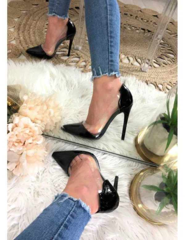 My Look Féminin Mes escarpins "transparent" Outlet