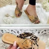 My Look Féminin Mes jolies mules camel & zebra Best
