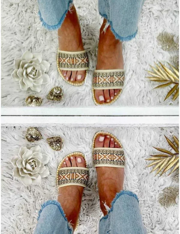 My Look Féminin Mes jolies mules "ethnic" Online