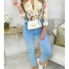 My Look Féminin Mon chemisier boutonné "pastel flowers" New