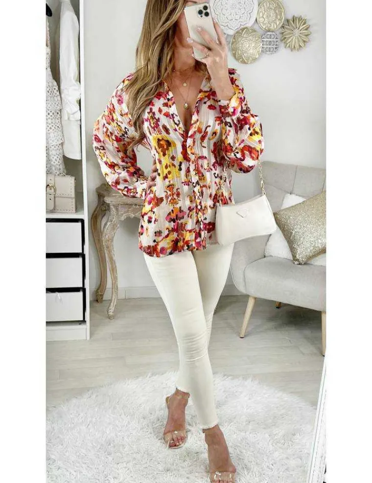 mon_chemisier_en_voilage__0.webp My Look Féminin Mon chemisier en voilage "Pretty flowers & liserés Gold" Best