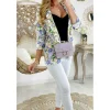 My Look Féminin Mon joli Blazer lila flowers "so chic" Discount