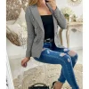 My Look Féminin Mon joli blazer souple & pied de poule Best