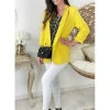 My Look Féminin Mon joli Blazer yellow "so chic" Fashion