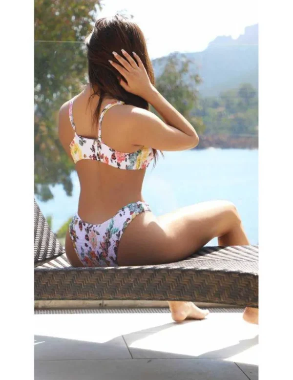 My Look Féminin Mon petit bikini "White & flowers" Fashion