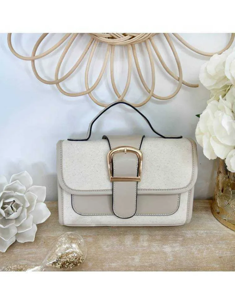 mon_petit_sac_beige_bimat_0.webp My Look Féminin Mon petit sac beige bi-matière "boucle gold" Best