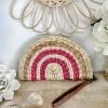 My Look Féminin Mon petit sac en osier tressé "rainbow" Sale