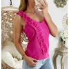 My Look Féminin Mon top fuschia "pretty petals" Clearance