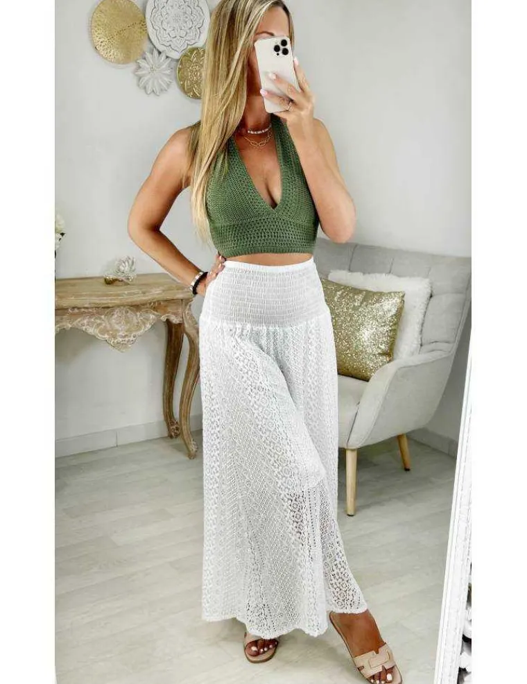pantalon_loose_en_broderi_2.webp My Look Féminin pantalon loose en broderie blanche Online