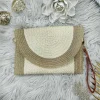 My Look Féminin pochette style osier & dorée Discount