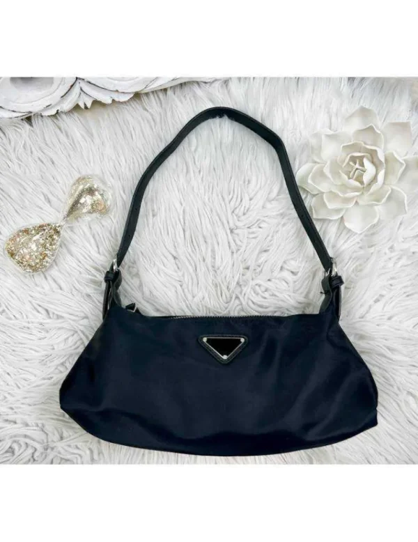 My Look Féminin sac noir en tissu " inspi" Outlet