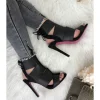 My Look Féminin Sandales à talon "black coup de coeur" Online