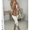 My Look Féminin Surchemise camel style velours Outlet